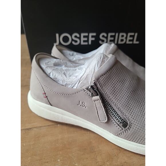 Josef Seibel Womens 40 Caren 22 Loafer Grey Slip‎ On Shoe Comfort Low Top Casual - Picture 2 of 8